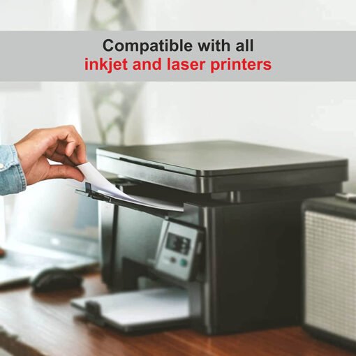 Oddy label sheets support on both ink jet and laser printers