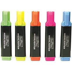Soni officemate multicolor highlighter pen 5 piece