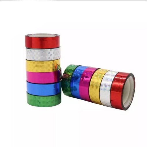 beautiful shiny tapes for decoration