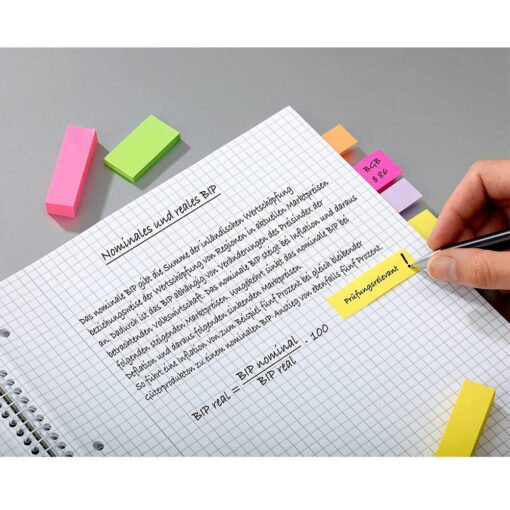 book important point highlight sticky notes pad