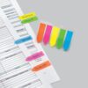 buy online transparent multicolor neon sticky note pad
