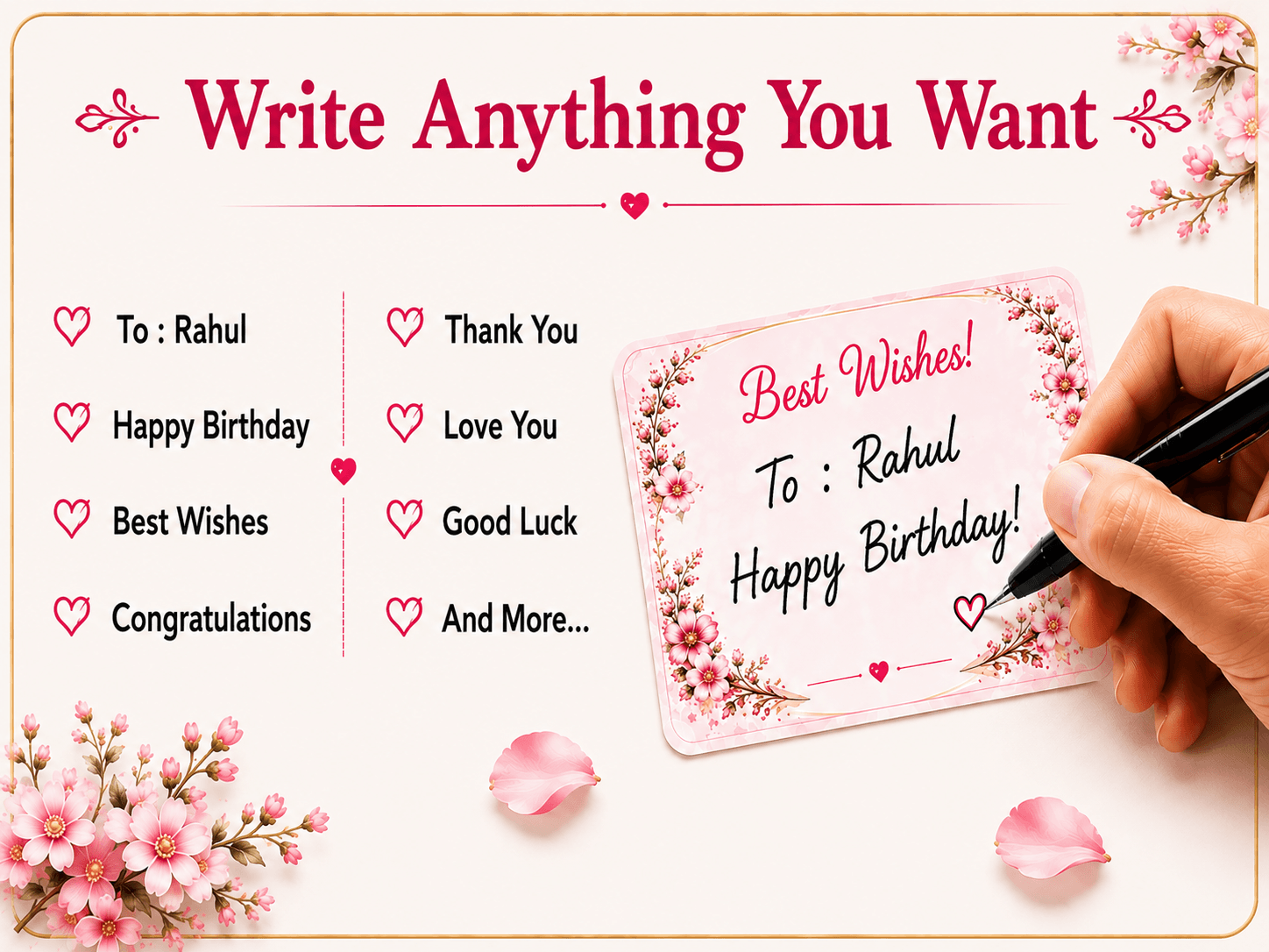 giftbox sticker with writing message and name area space for gifting