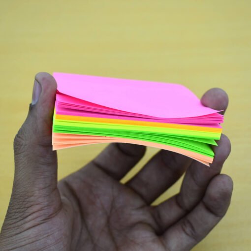 multicolor info sticky notes pad paper sheets