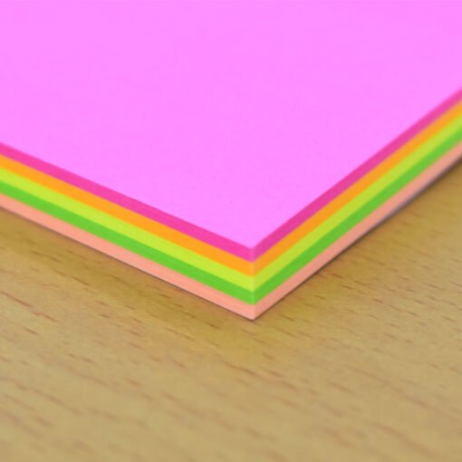 multicolor sticky note sheets to stick notice boards, schools, memo walls,
