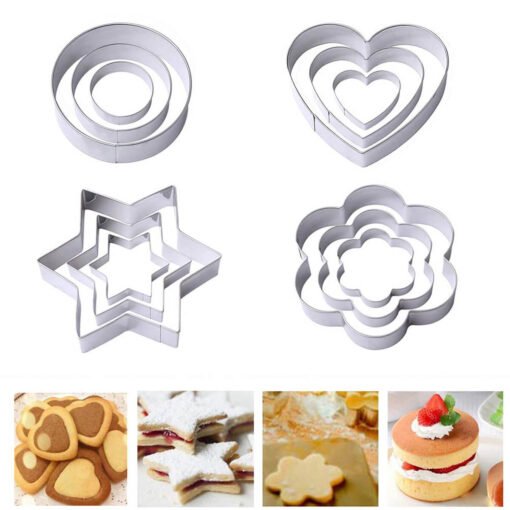 multiple uses and different shapes cookir cutter made with stainless steel