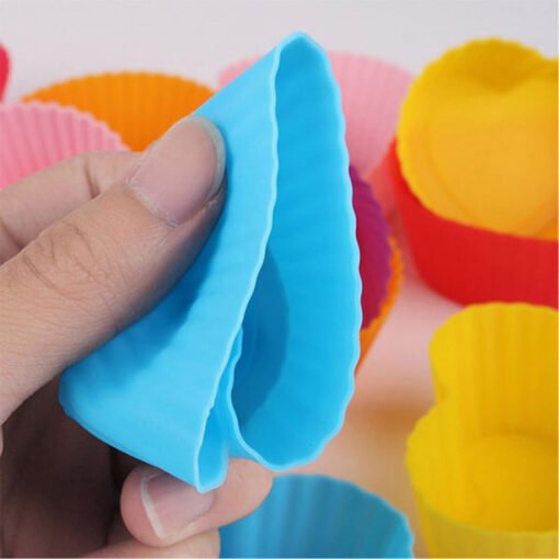 silicone flexible feature cupcake mould