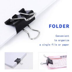 stationery binder clips for organize paper folders