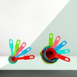 10 piece multicolor measuring spoons for kitchen