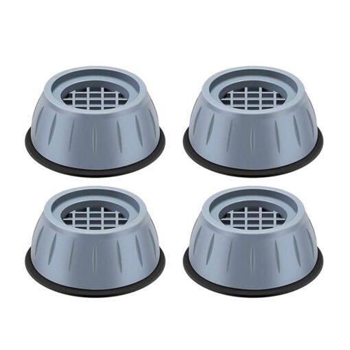4 piece washing machine stand feet with anti-vibration suction cup feet