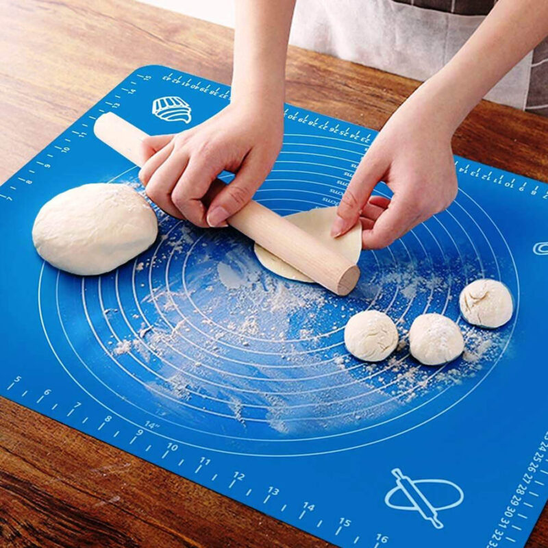 Silicone baking roti chapati dough maker mat sheet for kitchen