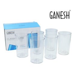 Ganesh high quality food grade plastic classic glass set