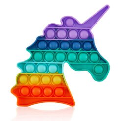 Unicorn bubble fidget silicone poppit toy