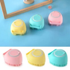 buy online Silicon Massage Bath Brush Hair, Scalp & Bathing Brush For Cleaning Body