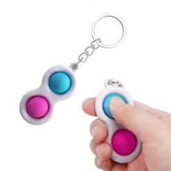 buy online simple dimple stress relief poppit fidget keychain