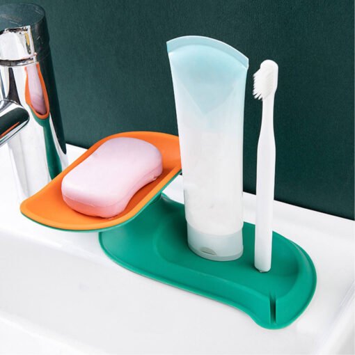 decorative beautiful 3 layer soap dish holder stand for bathroom, kitchen
