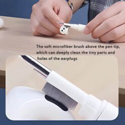electric devices small parts cleaning pen with microfiber cleaning brush