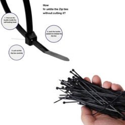 how to untite the cable wire tie