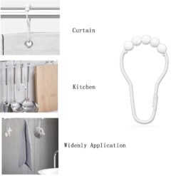 multiple uses of parda slider ring on curtain sliding, kitchen utensils hanging, small accessories hanging