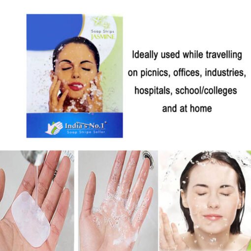 paper soap used while travelling, picnic, hospitals, school or colleges, offices, industries