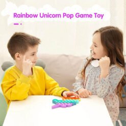 poppit toy game for childrens unicorn shape