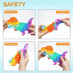 silicone flexible poppit toy uses