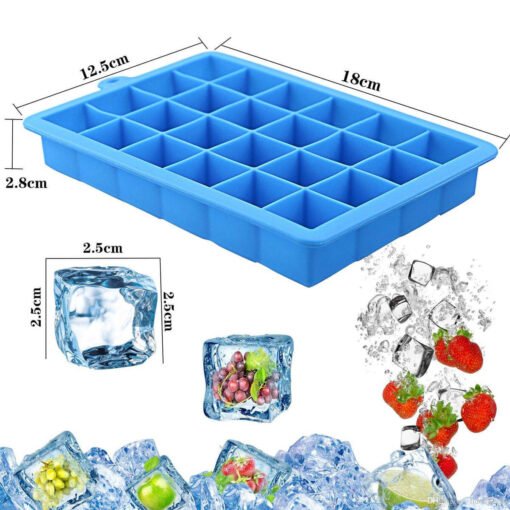 size & dimension of silicone ice cube making tray