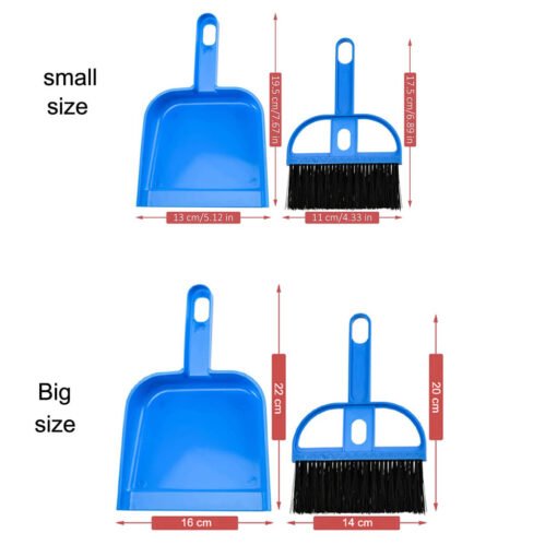 size of small and big size of mini dustpan cleaning brush