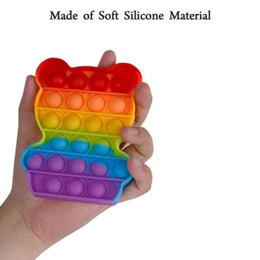 soft silicone material anti stress, anti anxiety poppit toy