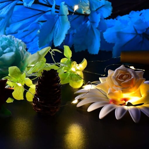 beautiful led string decoration light for wine bottles, flowers, trees, plants