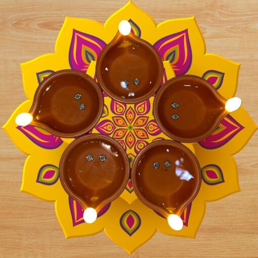 Raipurshop water sensor electric diya light for diwali decoration festivals