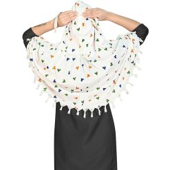 Scarf cum mask for women universal size breathable sunlight UV protection