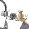Stainless steel sink faucet sponge soap holder for kitchen & bathroom