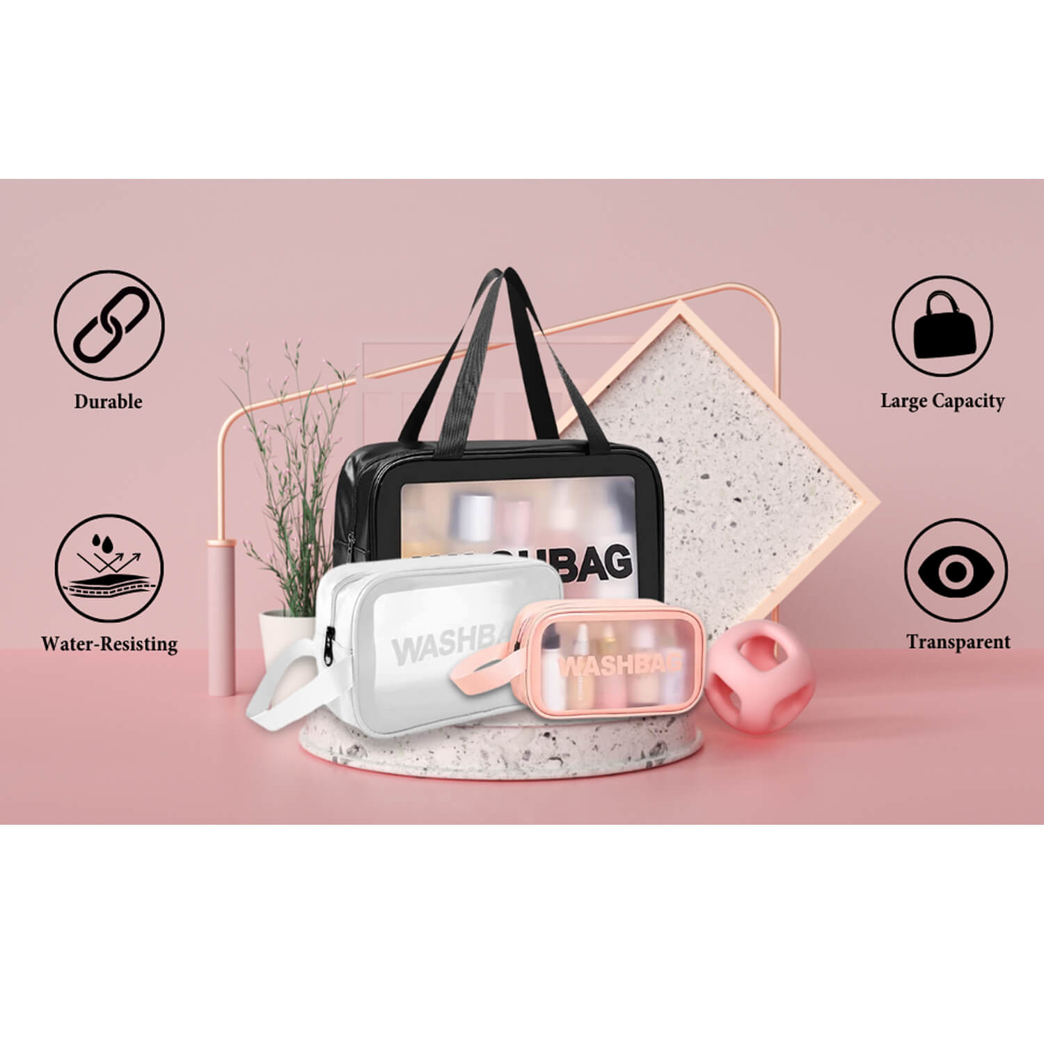 Travel accessories toiletry makeup stationery kit bag pouch for men & women (Premium quality) - Image 13