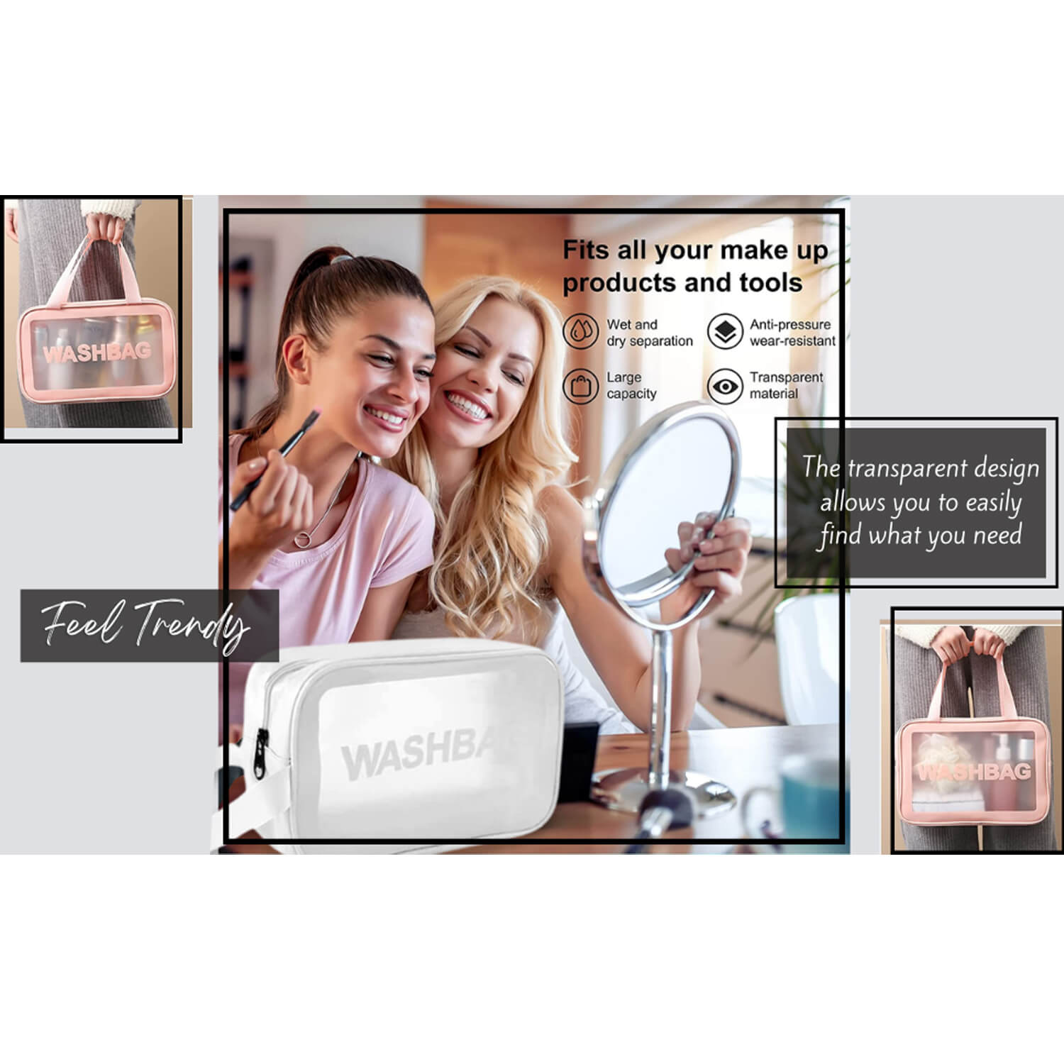 Travel accessories toiletry makeup stationery kit bag pouch for men & women (Premium quality) - Image 14