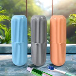 Capsule Shape Toothbrush Toothpaste & Stationery Items Case Holder