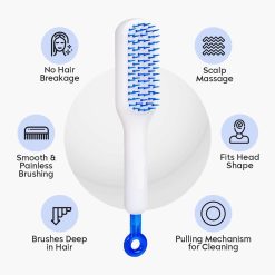 Multiple benefits of haircomb hairbrush massage comb