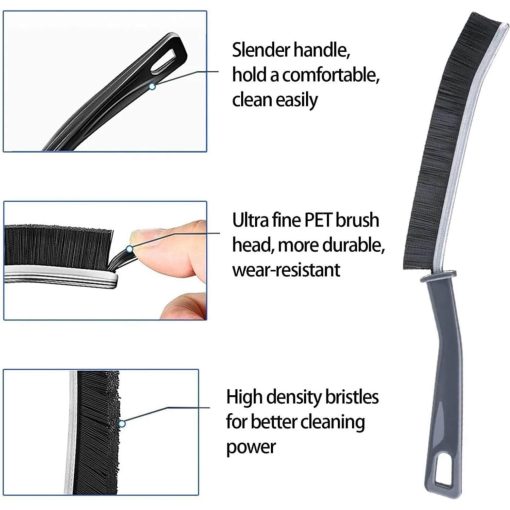 high quality multifunction hard bristle gap cleaning brush for kitchen, bathroom, office