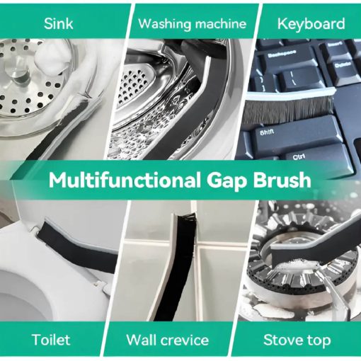 Thin Hard Bristle Gap & Dead Area Cleaning Brush for Home, Kitchen, Bathroom, Office - Image 2