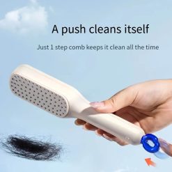 self cleaning hair comb