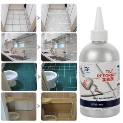 Waterproof tile gap filler for bathroom