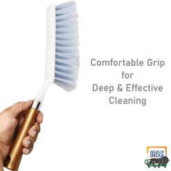 cleaning brush with hand grip for cleaning sofa, car, carpet, seat, bed, wall corners and more