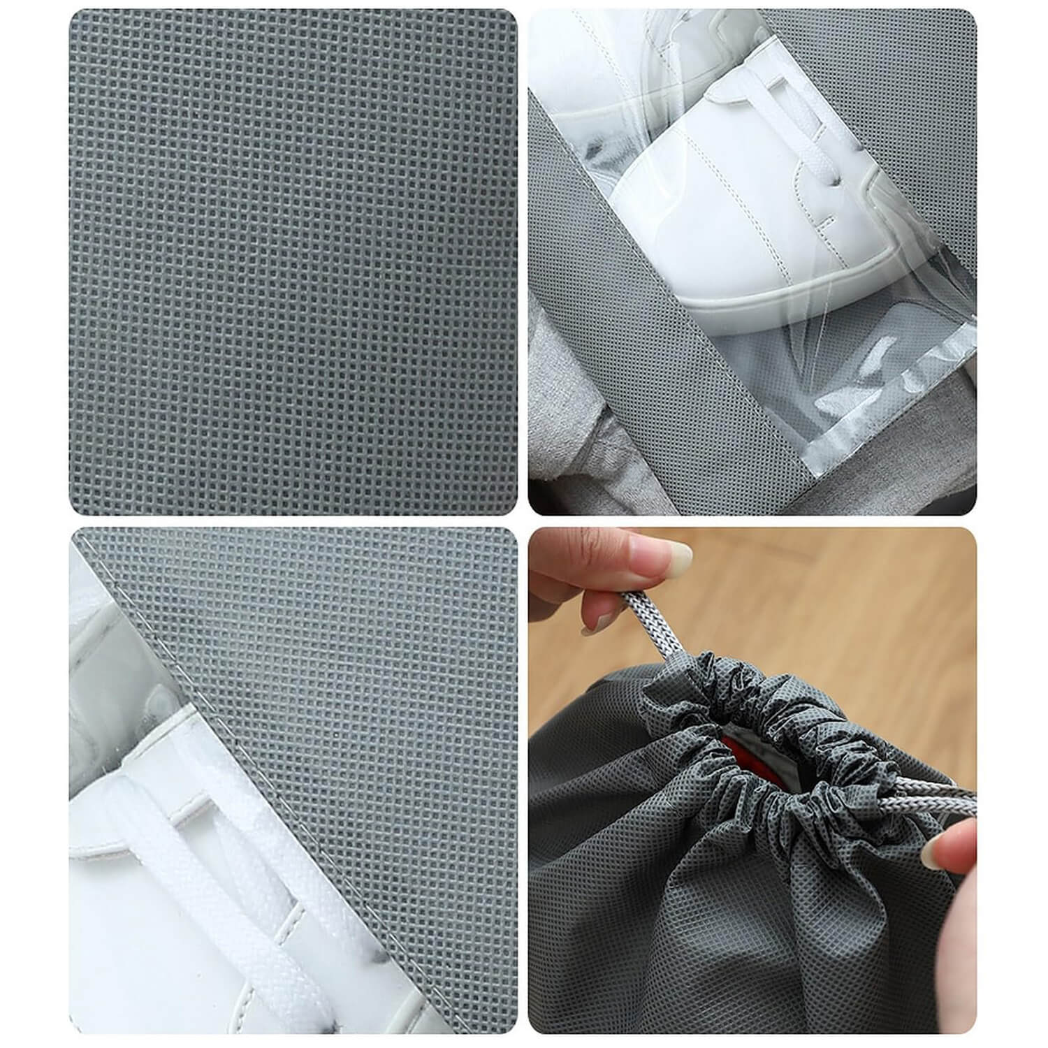 Travel Shoe & Essencial Items Carrying Bag Pouches for Men & Women - Image 6