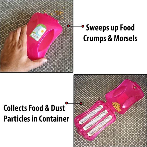 easy to collect food garbages dust cleaning brush roller