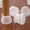 Anti Slip Soft Silicone Furniture Chair Feet Pad Cover Floor Protectors