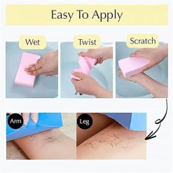 Easy to use and apply ultra soft bath body scrubber sponge