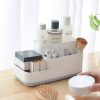 Plastic storage organizer box for cosmetics, stationery, office items, kitchen utensils, sanitary ware, bathroom items, house items