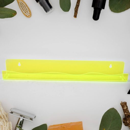 Premium Quality Acrylic Wall Mounted Stand Shelves Rack for Home, Kitchen, Salon, Bathroom & Office