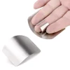 Premium Quality Stainless Steel Finger Guard Protector Chopping Slice Cutting Tool for Kitchen