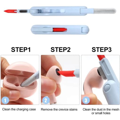 7 in 1 Cleaning Kit for Electronic Items, Smartphones, Desktop & Laptops, Cameras, Earbuds - Image 4