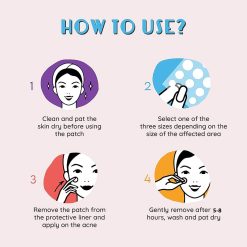 how to use pimple acne remover patch on face